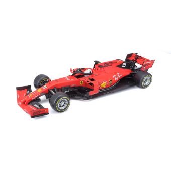 Voiture Bburago Ferrari 2019 Formule 1 Vettel 1:18