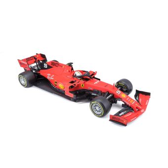 Voiture Bburago Ferrari 2019 Formule 1 Vettel 1:18