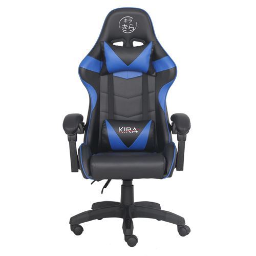 Kira Nagamaki gaming stoel Blauw en zwart