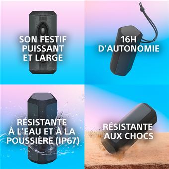 Enceinte sans fil Bluetooth ultra portable Sony SRS-XE200 Corail
