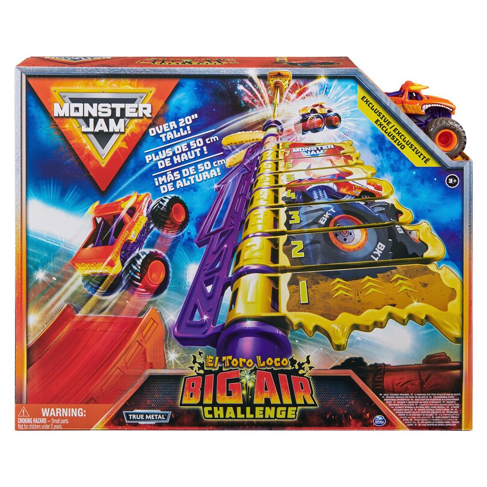 Circuit et véhicule Monster Jam Spin Master Champ Ramp