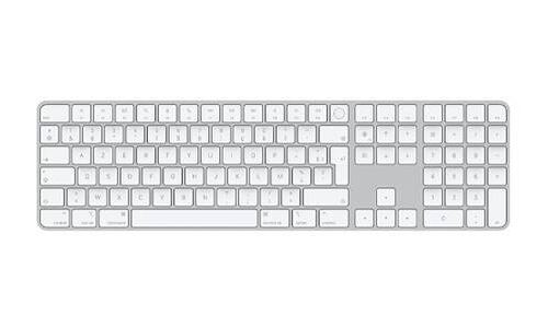 Clavier Sans Fil Apple Magic Keyboard Avec Pavé Numérique Et Touch Id Blanc