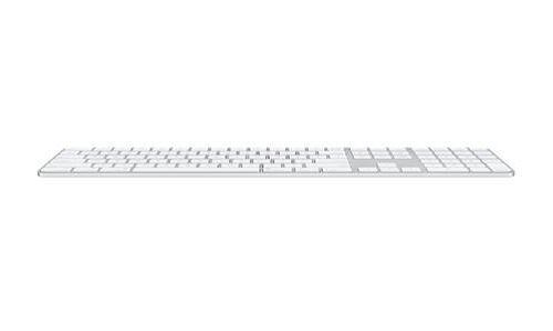 Apple Magic Keyboard avec Touch ID et pavé numérique : Bluetooth,  Rechargeable. Compatible avec Les Ordinateurs Mac dotés d'Une Puce  Français, Touches Blanches : : Informatique