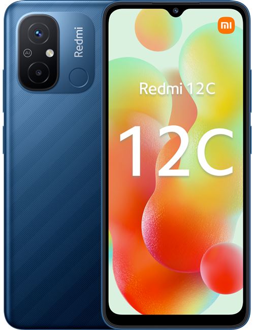 Smartphone Xiaomi Redmi 12C 6,71"" Double nano SIM 64 Go Bleu État correct - Xiaomi reconditionné disponible sur Fnac