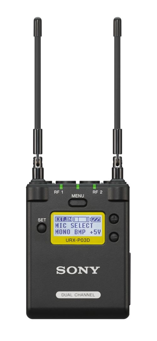 Récepteur portable 2 canaux Sony URX-P03D/K21 Noir