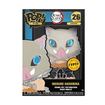 Figurine Funko Pop Pin Demon Slayer Inosuke Hashibira with Chase Modèle aléatoire