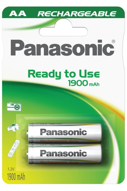 Pack De 2 Piles Rechargeables Panasonic Evolta Aa Ni-Mh Lr06