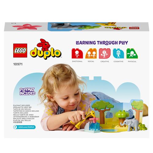 Lego 10907 duplo les animaux du monde jouet éducatif pour enfant