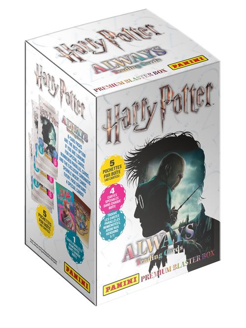 HARRY POTTER ALWAYS TC Blaster box 5 pochettes Premium 8 cartes par pochette