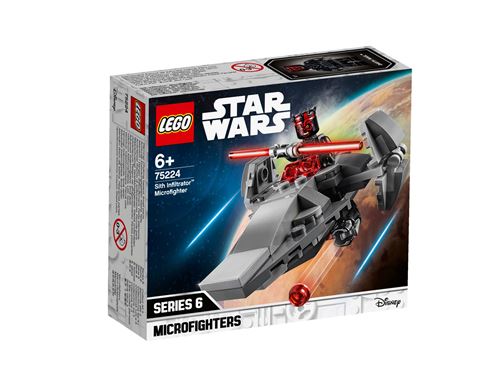 Lego® Star Wars™ Microvaisseau Sith Infiltrator™ Jeu De Construction, 6 Ans Et Plus, 92 Pièces 75224