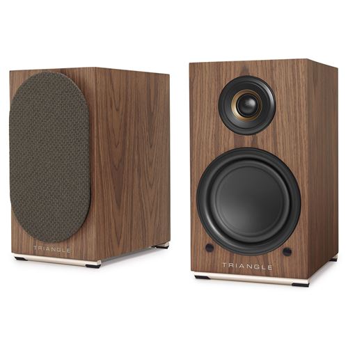 Enceinte Connectée Hifi Triangle Aio Twin Erable Brun Vendue À La Paire