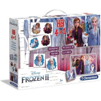 Edukit 4 en 1 Clementoni Disney Frozen La Reine des Neiges 2