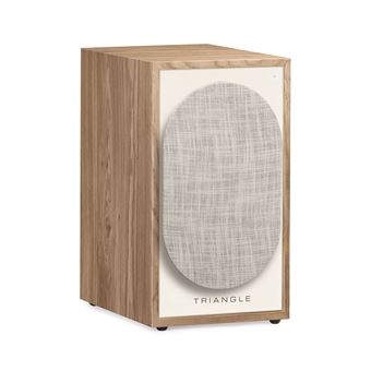 Enceinte connectée HiFi sans fil Bluetooth Borea BR02 BT Chêne Clair Vendue par paire