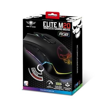 Souris Gaming sans fil Spirit Of Gamer Elite-M20 V2 Noir