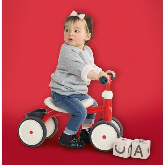 Jouet porteur bébé scooter rouge - smoby SMOBY : le jouet à Prix Carrefour