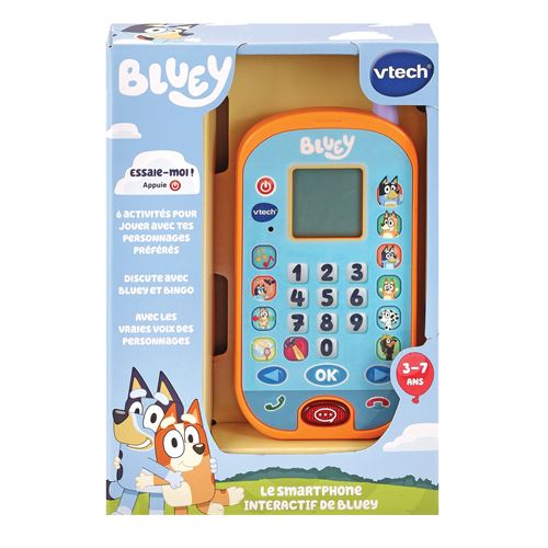 Smartphone Éducatif VTech 80-554605 – Bluey, 4 Activités, Écran Rétroéclairé - vue 2