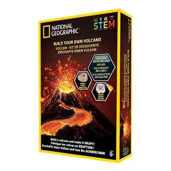 Jeu scientifique National Geographic Kit de découverte Volcan Nouvelle version