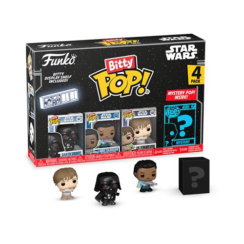 Pack 4 Figurines Funko Bitty Pop Star Wars S2 Vader Pack 4 Figurines Funko Bitty Pop Star Wars S2 Vader
