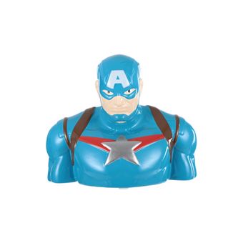 Tirelire Miniso Marvel Captain America Bleu