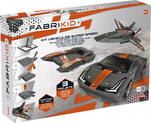Jeu de construction Lansay Fabrikid Kit Vehicules Super Speed