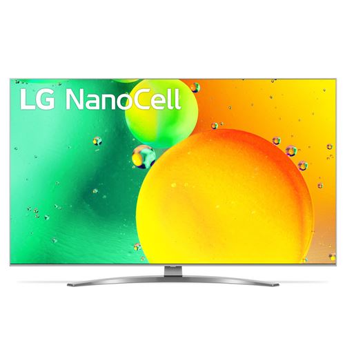 LG 50NANO786QA - Classe de diagonale 50 Nano78 Series TV LCD rétro-éclairée par LED - Smart TV - ThinQ AI, webOS - 4K UHD (2160p) 3840 x 2160 - HDR - Nano Cell Display, Direct LED - gris brouillard