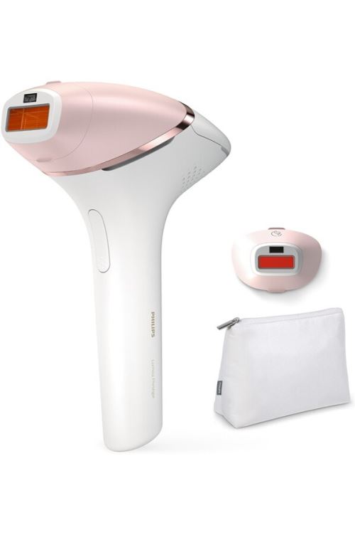 Epilateur semi définitif à lumière pulsée Philips Lumea Prestige BRI950/00 Rose et Blanc