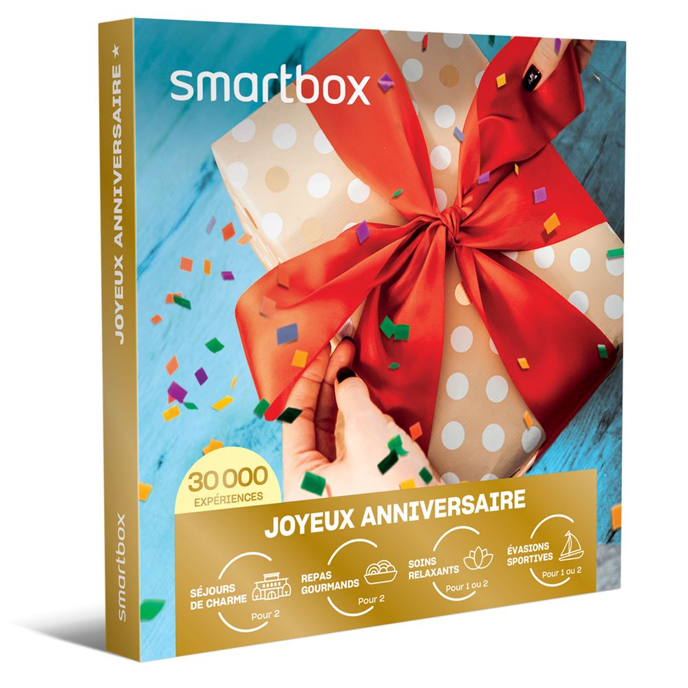 Coffret cadeau SmartBox Joyeux anniversaire* - Coffret cadeau - Achat &  prix | fnac