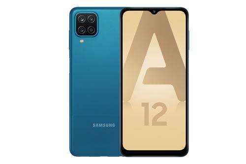 Smartphone Samsung Galaxy A12 6,5" Double SIM 64 Go Bleu