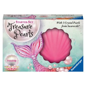 Jeu créatif Ravensburger Treasure Pearls Amitié Rose