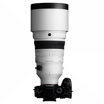 Objectif hybride Sigma DG OS Sport 200 mm f/2-22 Blanc et Noir pour Monture Sony FE