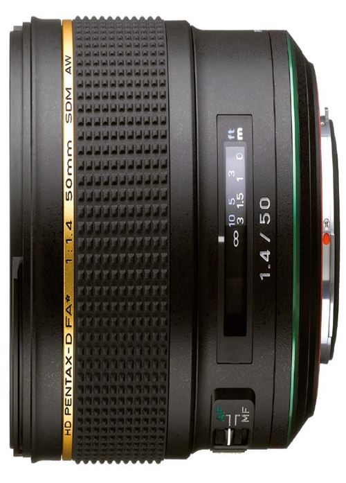 Objectif Ricoh HD Pentax-D FA 50 mm f/1.4 SDM AW Noir