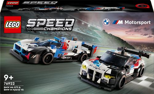LEGO® Speed Champions 76922 Voitures de course BMW M4 GT3 et BMW M Hybrid V8