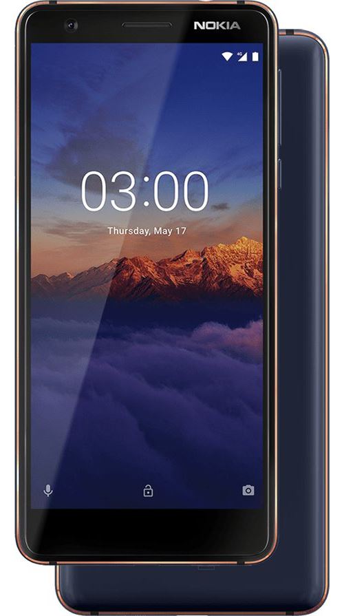 Smartphone Nokia 3.1 Double SIM 16 Go Bleu