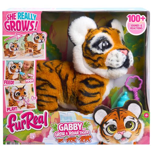 Peluche interactive FurReal Gabby, le tigre qui grandit et rugit