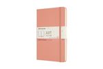 Carnet grand format Moleskine Art Bullet Rose Corail