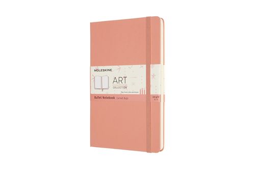 Carnet grand format Moleskine Art Bullet Rose Corail