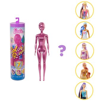 Poupee Barbie Color Reveal Modele aleatoire Poupee fnac Belgique