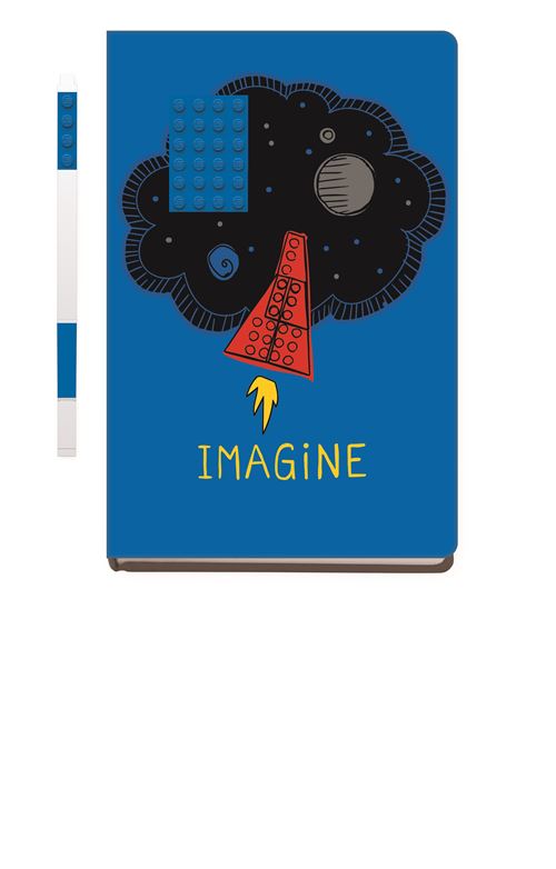 Carnet de notes LEGO® Imagine avec stylo à encre gel