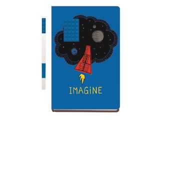 Carnet de notes LEGO® Imagine avec stylo à encre gel