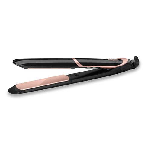 Lisseur Babyliss Rose Salon 235 ST391E 42 W Noir et Rose