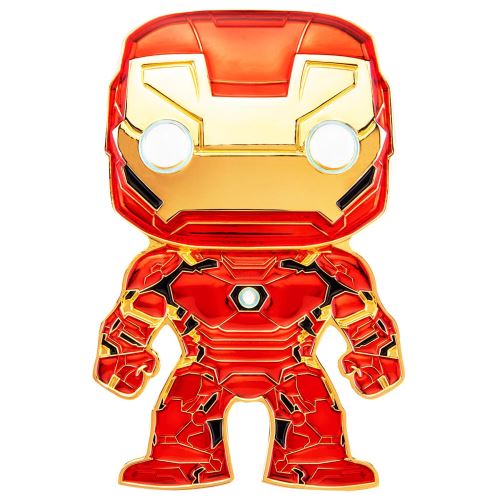 Funko Pop! Pin’S Géant Avec Stand 10 Cm Marvel Iron Man