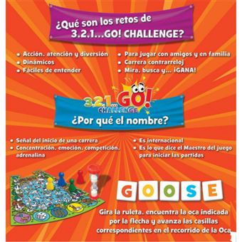 Jeu classique Educa 3,2,1 Go! Challenge Goose