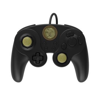 Manette filaire Nintendo Switch Smash Pas Pro Link Noir