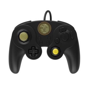 Manette filaire Nintendo Switch Smash Pas Pro Link Noir