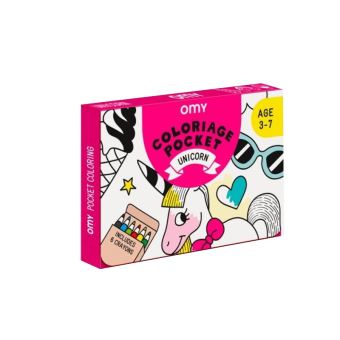 Coloriage Pocket Omy Unicorn