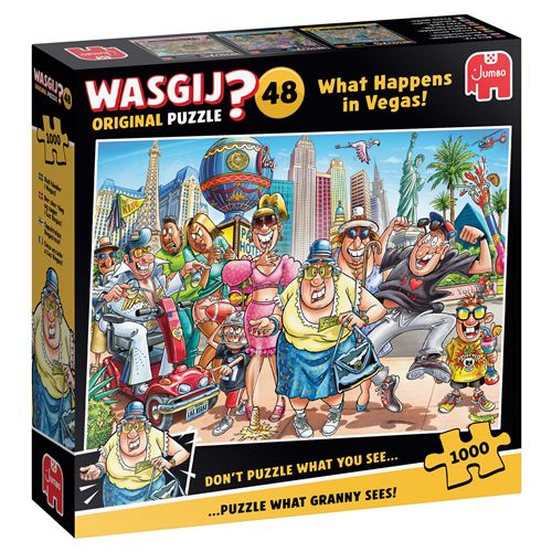 Puzzle Jumbo Wasgij What Happens in Vegas 1000 pièces