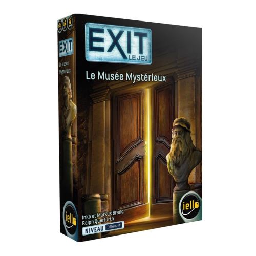 Boite de Jeu d'escape game Iello Exit Le Musée Mystérieux