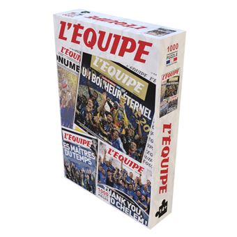 Puzzle 1000 pièces L'Equipe Exploits Footbal - 1