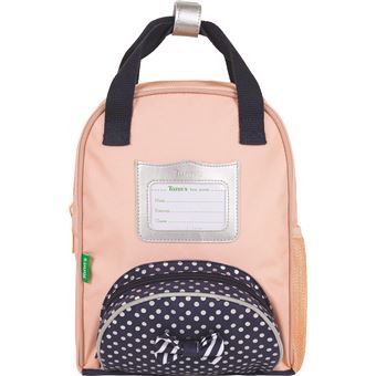 Sac à dos scolaire Tann's Leonie Rose et Bleu XS