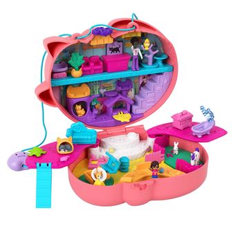 Polly Pocket - Sac Chat Calin Surprises - poupée mini-univers - Mixte -  Multicolore - 21 pièces - 4 ans et +